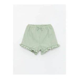 Beli Lastikli Basic Kız Bebek Şort (S4)
