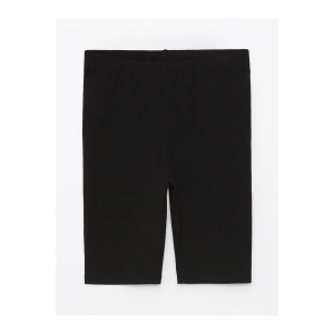 Beli Lastikli Basic Kız Çocuk Kısa Tayt