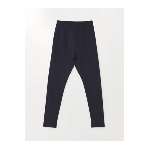 Beli Lastikli Basic Kız Çocuk Tayt