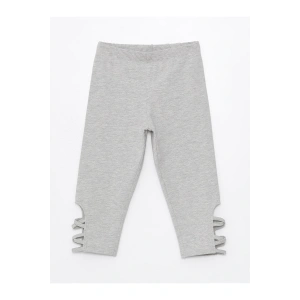 Beli Lastikli Basic Kız Çocuk Tayt