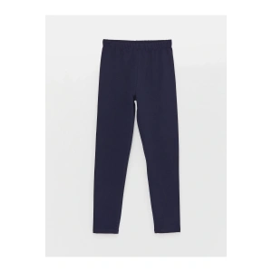 Beli Lastikli Basic Kız Çocuk Uzun Tayt