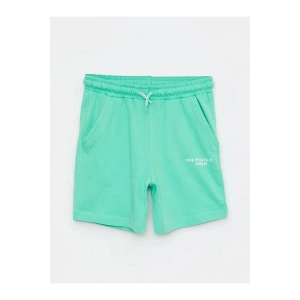 Beli Lastikli Baskılı Erkek Çocuk Şort