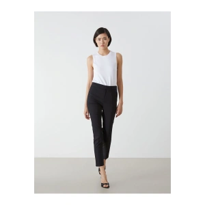 Beli Lastikli Dar Fit Kadın Pantolon