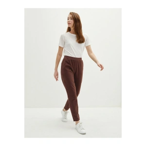 Beli Lastikli Düz Cep Detaylı Kadın Eşofman Altı