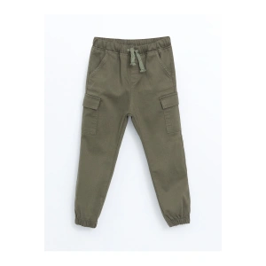 Beli Lastikli Erkek Bebek Kargo Pantolon