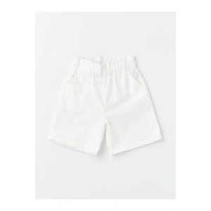 Beli Lastikli Fisto Detaylı Kız Çocuk Şort