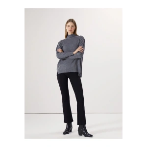 Beli Lastikli İspanyol Paça Kadın Tayt Pantolon