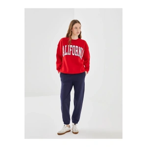 Beli Lastikli Kadın Kalın Jogger Eşofman Altı