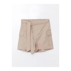 Beli Lastikli Kız Çocuk Şort