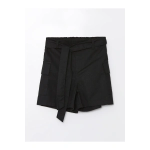 Beli Lastikli Kız Çocuk Şort