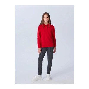 Beli Lastikli Kız Çocuk Uzun Tayt (W5)