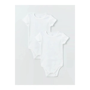 Bisiklet Yaka Basic Erkek Bebek Çıtçıtlı Body 2li
