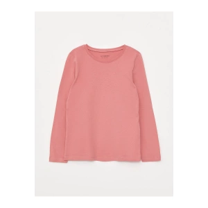 Bisiklet Yaka Basic Uzun Kollu Kız Çocuk Tişört