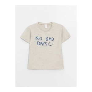 Bisiklet Yaka Baskılı Erkek Bebek Tişört