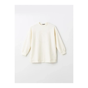 Bisiklet Yaka Baskılı Kadın Tunik