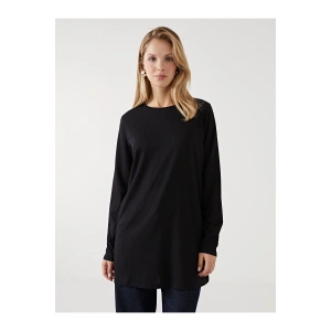 Bisiklet Yaka Dokulu Kadın Tunik