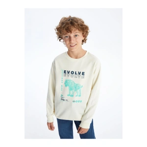 Bisiklet Yaka Erkek Çocuk Sweatshirt