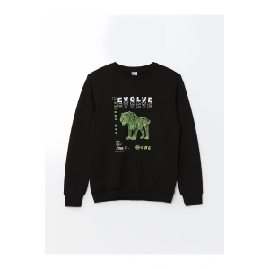 Bisiklet Yaka Erkek Çocuk Sweatshirt