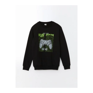 Bisiklet Yaka Erkek Çocuk Sweatshirt