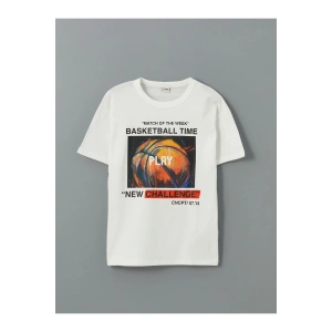 Bisiklet Yaka Erkek Çocuk Tişört