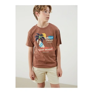 Bisiklet Yaka Erkek Çocuk Tişört ve Şort (S5)