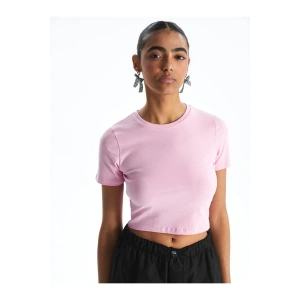 Bisiklet Yaka Kadın Crop (S5)