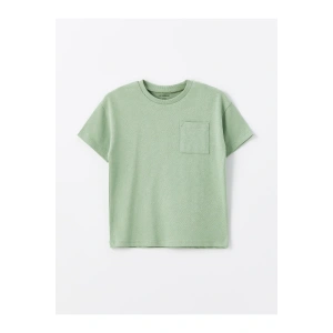 Bisiklet Yaka Kısa Kollu Basic Erkek Bebek Tişört