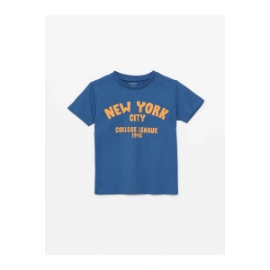 Bisiklet Yaka Kısa Kollu Erkek Bebek Tişört