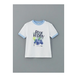 Bisiklet Yaka Kız Çocuk Tişört (S5)