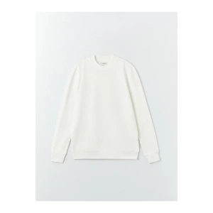 Bisiklet Yaka Uzun Kollu Erkek Sweatshirt