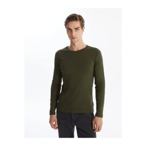 Bisiklet Yaka Uzun Kollu Erkek Tişört