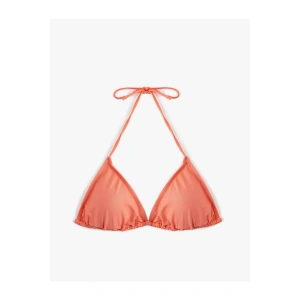 Boyundan Bağlamalı İpli Üçgen Bikini Üstü