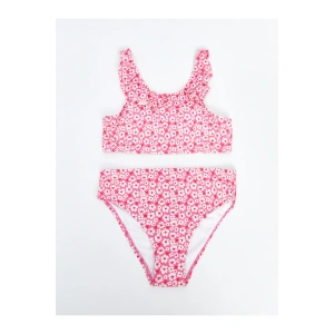 Çiçekli Kız Çocuk Bikini