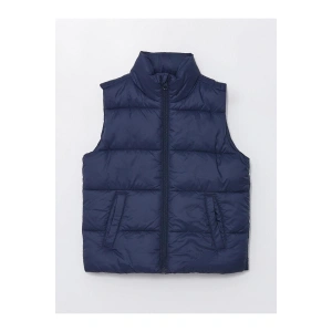 Dik Yaka Kız Çocuk Yelek