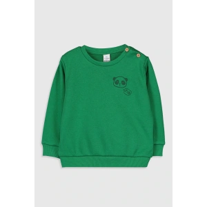 Erkek Bebek Zümrüt Yeşili Gsu Sweatshirt