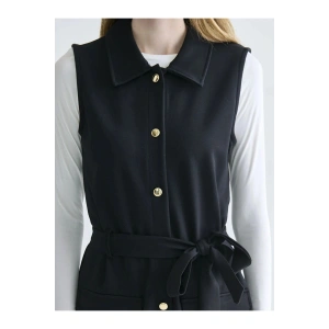 Gömlek Yaka Kadın Yelek