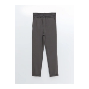 Kadın Beli Lastikli Düz Eşofman Altı