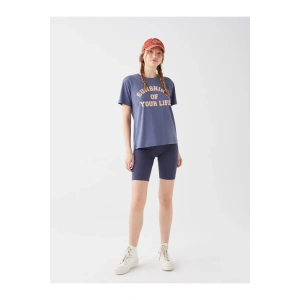 Kadın Beli Lastikli Düz Tayt