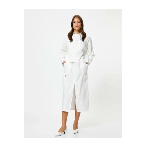 Kadın Giyim Kazak 4wak90021ht Ekru