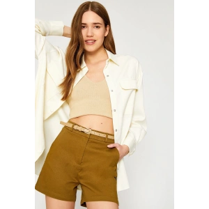 Kadın Haki Şort & Bermuda