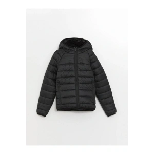 Kapüşonlu Erkek Çocuk Şişme Mont