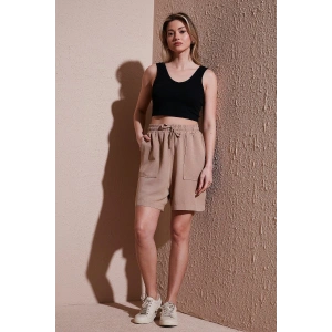 Keten Karışımlı Comfort Fit Lastikli Kısa Short SHORT 25Y0606K1