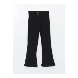 Kids Beli Lastikli İspanyol Paça Kız Çocuk Tayt