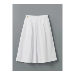 Kids  Beli Lastikli Keten Karışımlı Kız Çocuk Etek