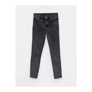 Kids Gri Basic Kız Çocuk Jean Pantolon