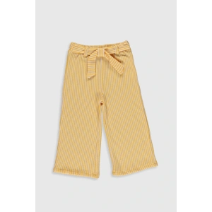 Kız Bebek Açık Sarı Çizgil Ljz Pantolon