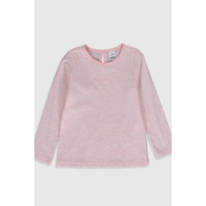 Kız Bebek Pembe Melanj E6R T-Shirt