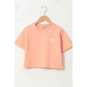 Kız Çocuk Açık Mercan Fng T-Shirt