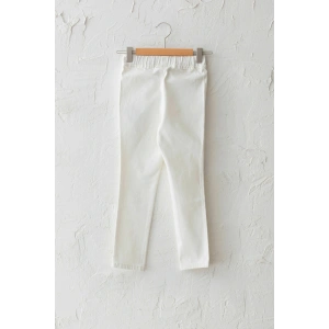 Kız Çocuk Ekru Rhg Pantolon