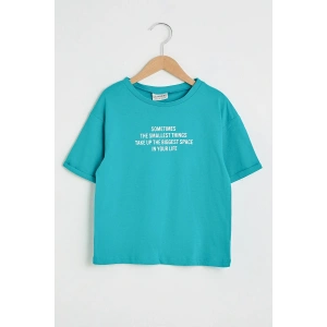 Kız Çocuk Yeşil Rbg T-Shirt